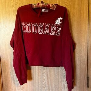 Russell Athletic Women's Red Washington State University Top